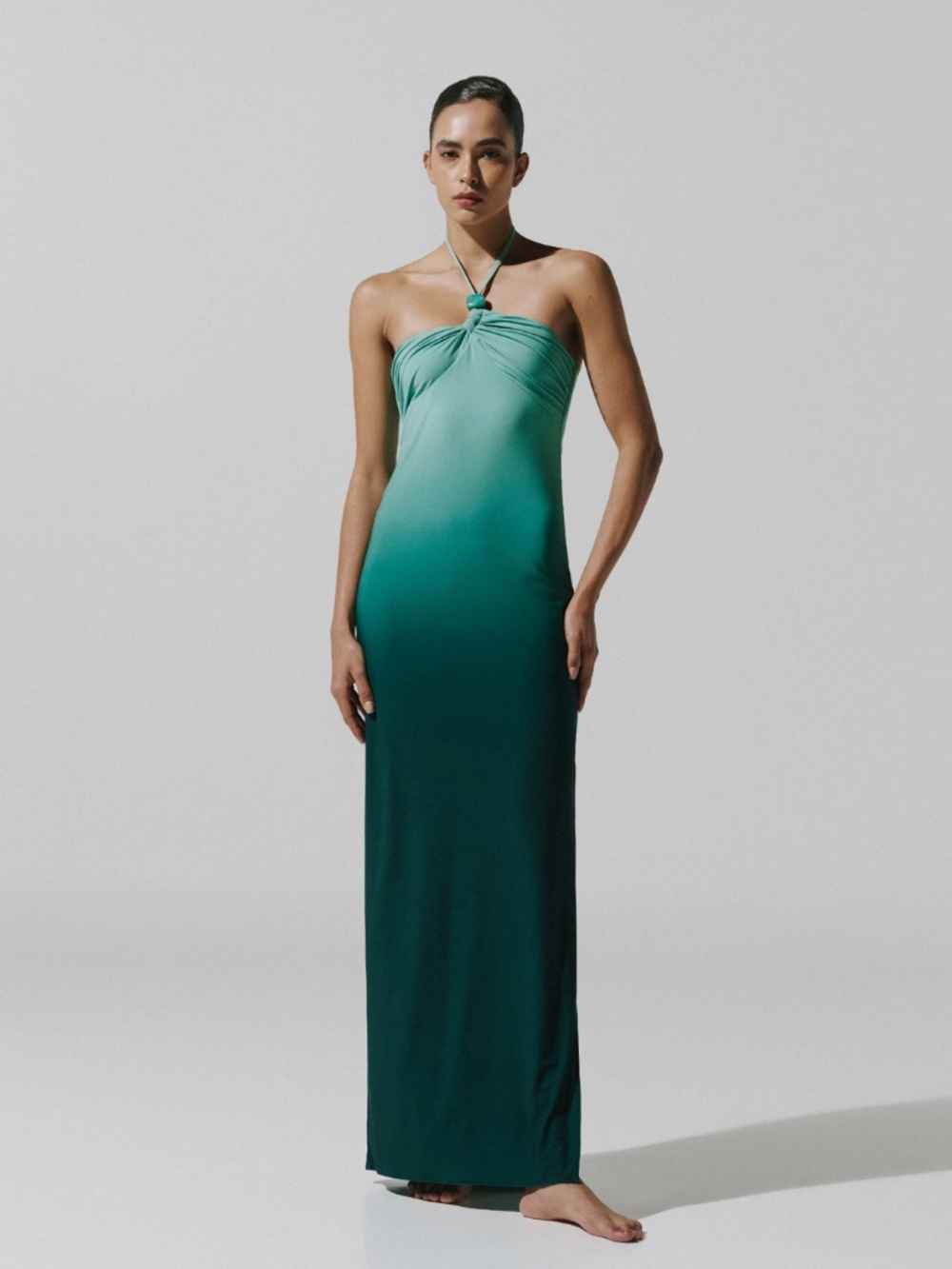 Baobab 'Bari' Maxi Dress in Green Lagoon